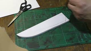 Ковка простого и бюджетного ножа. Часть 6 &quot; Заключительная. Шьём очень простые ножны