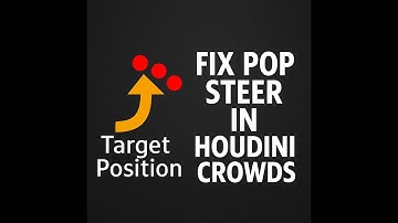 3) Intro to Crowds: Simulate and Target Position in Houdini 20.5 | Fix POP Steer Seek Issues