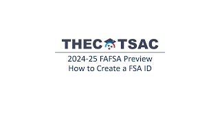 How to Create a FSA ID