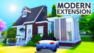 RENOVATED HOUSE WITH MODERN EXTENSION // Sims 4 Speed Build