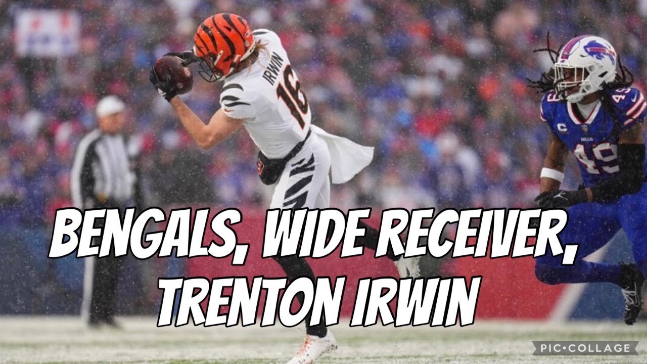 Bengals wide receiver, Trenton Irwin YouTube