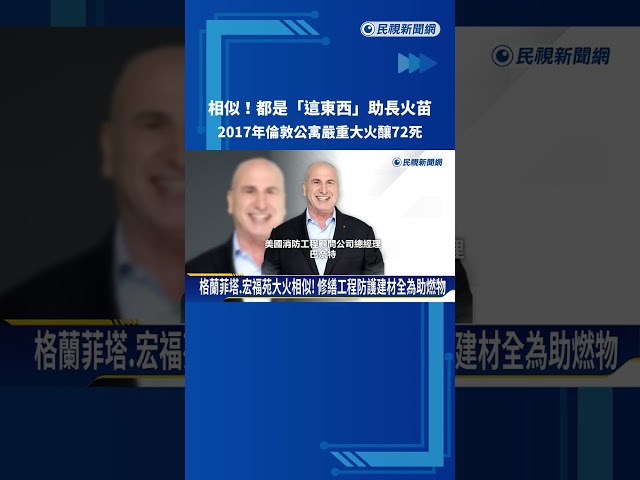 倫敦「格蘭菲塔」公寓惡火釀72死 外牆修繕材料可燃性致災－民視新聞