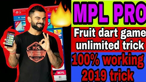 Mpl Pro Fruit dart Game latest unlimited trick 2019 #satricks #mplpro #fruitdarttricks