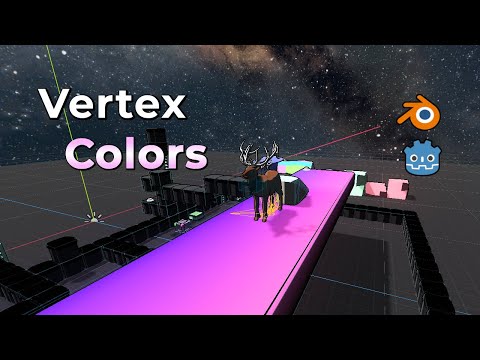Blender-Godot パイプラインによる頂点カラー