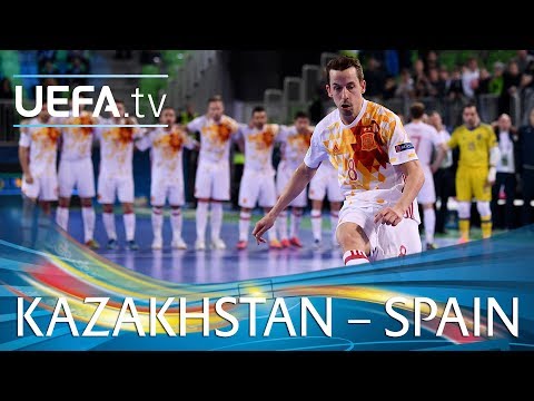 Futsal EURO highlights: Kazakhstan v Spain