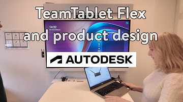 Autodesk in the meeting room with TeamTablet Flex