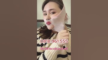 Mặt nạ nâng cơ mặt, giúp kéo căng da, tạo cằm v-line, hạn chế trùng nhão chảy xệ