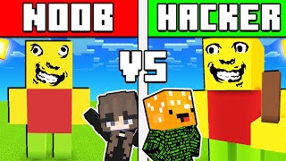 NOOB vs HACKER : BAZA DE TATA STRICT in Minecraft!