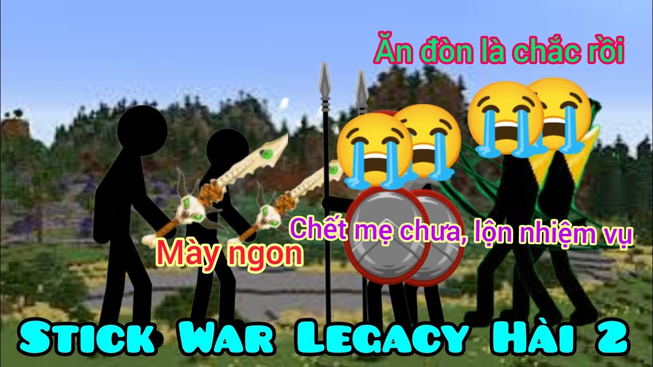 StickWarLegacy Hài phần 2 #6| Anh em Lính Giáo Cung Thủ làm nhầm nhiệm vụ và cái kết ăn đòn đã...😭😵