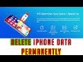 DELETE iPHONE DATA  before selling - Erase Hidden Files - tutorial