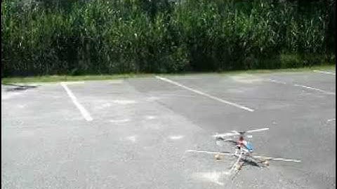 BLADE 450 NOSE IN HOVER