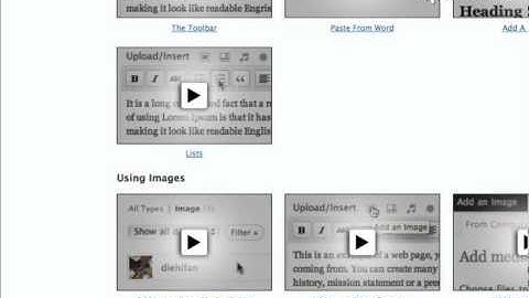 WordPress Video Tutorials Plugin