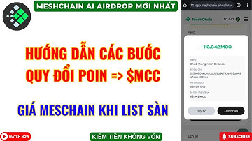 Meshchain Airdrop - Hướng Dẫn Rút Token MCC Về Ví - Giá Khi List Sàn