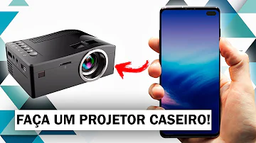 Como fazer uma projeção com celular?