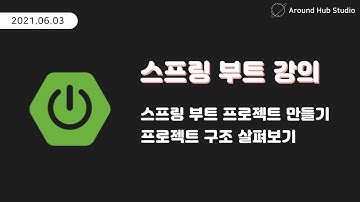 스프링 부트 프로젝트 생성 및 구조 살펴보기 [ 스프링 부트 (Spring Boot) 강의 ]