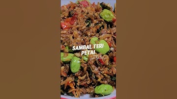 Sambal Teri Pete buat makan siang 😆BEST! #masaksimple #sambalteri #sambalpete #idemasakan #leanata
