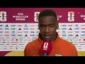 Mondial 2026 : Réaction d’Emerse Faé, Yaya  Fofana et Ange Bonny après le match Contre l'Allemagne.