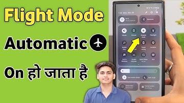 Flight mode apne aap lag jata hai | airplane mode automatically turns on and off on Android Phone