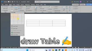 How to Create a Table in MS Word | MS Word Table Formatting Guide