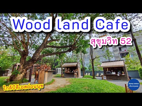 คาเฟ่ Wood land ซ.สุขุมวิท52 ใกล้ บีทีเอสอ่อนนุช และโลตัสอ่อนนุช | Wood land Cafe, Bangkok Thailand