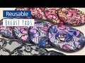 Sew Reusable Breast Pads - Nursing Pads Tutorial, serging in circles