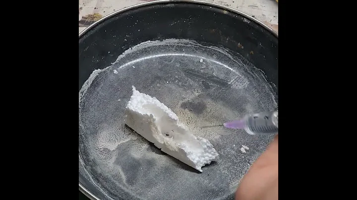 Acetone dissolves Styrofoam