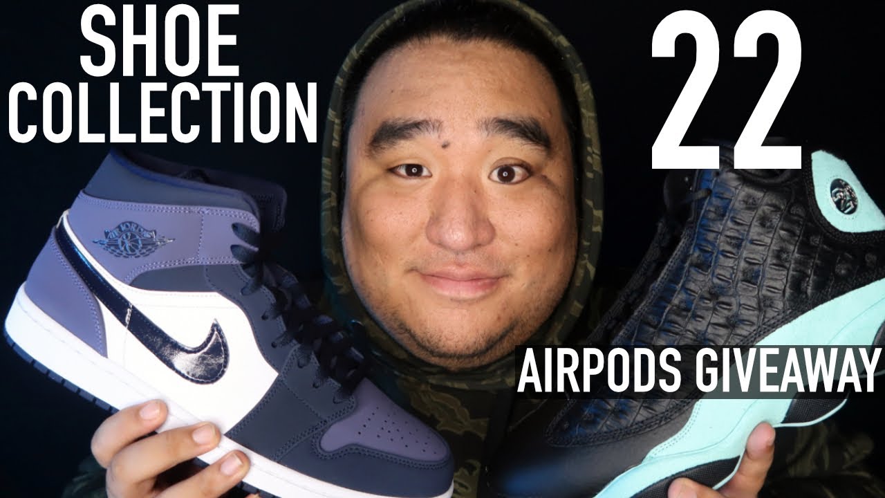 ASMR | Shoe Collection 22 (Airpods Giveaway) - YouTube