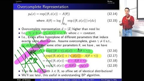 Lecture 12, Advanced Inference in Graphical Models