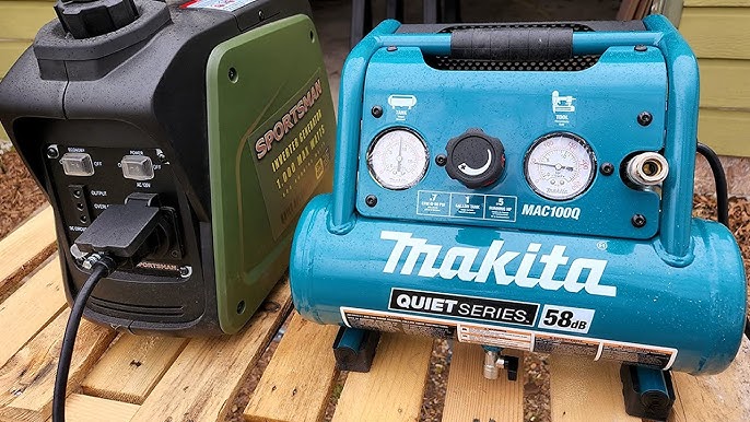 🔥Der NEUE MAKITA AKKU KOMPRESSOR mit TANK?!😱 - Makita 40V AC001GZ Akku  Kompressor im Test - Review 