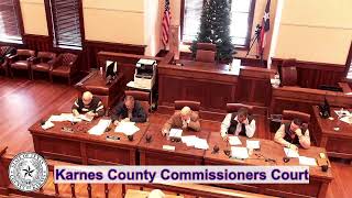 Karnes County Commissioners Court 12-27-2023