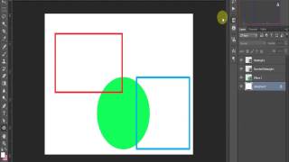 How to draw Outline of circle,square Updated || Photoshop