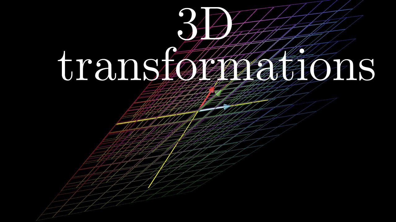 Three-dimensional linear transformations | Essence of linear algebra, footnote