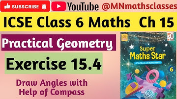 Icse Class 6 Maths Chapter 15 || Practical Geometry || Ex 15.4 👍 Subscribe 👍 Like 