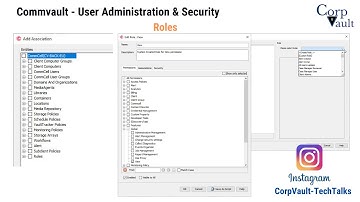 #Commvault - User Administration & Security - Roles (for beginners) - Part-02