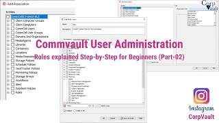 Commvault User Administration: Roles explained Step‑by‑Step for Beginners (Part-02)
