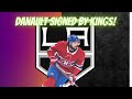 Danault signs with the LA Kings