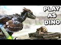 WE STEAL HIS LOOT WHILE HE SLEEPS | PLAY AS DINO | ARK SURVIVAL EVOLVED