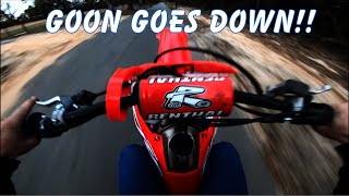 Learning How To Wheelie A DIRT BIKE For The First Time...  New Honda CRF250R!! #motovlog