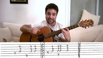 3 Bossa Nova Rhythm Patterns   Fingerstyle Guitar Lesson Tutorial w  TAB