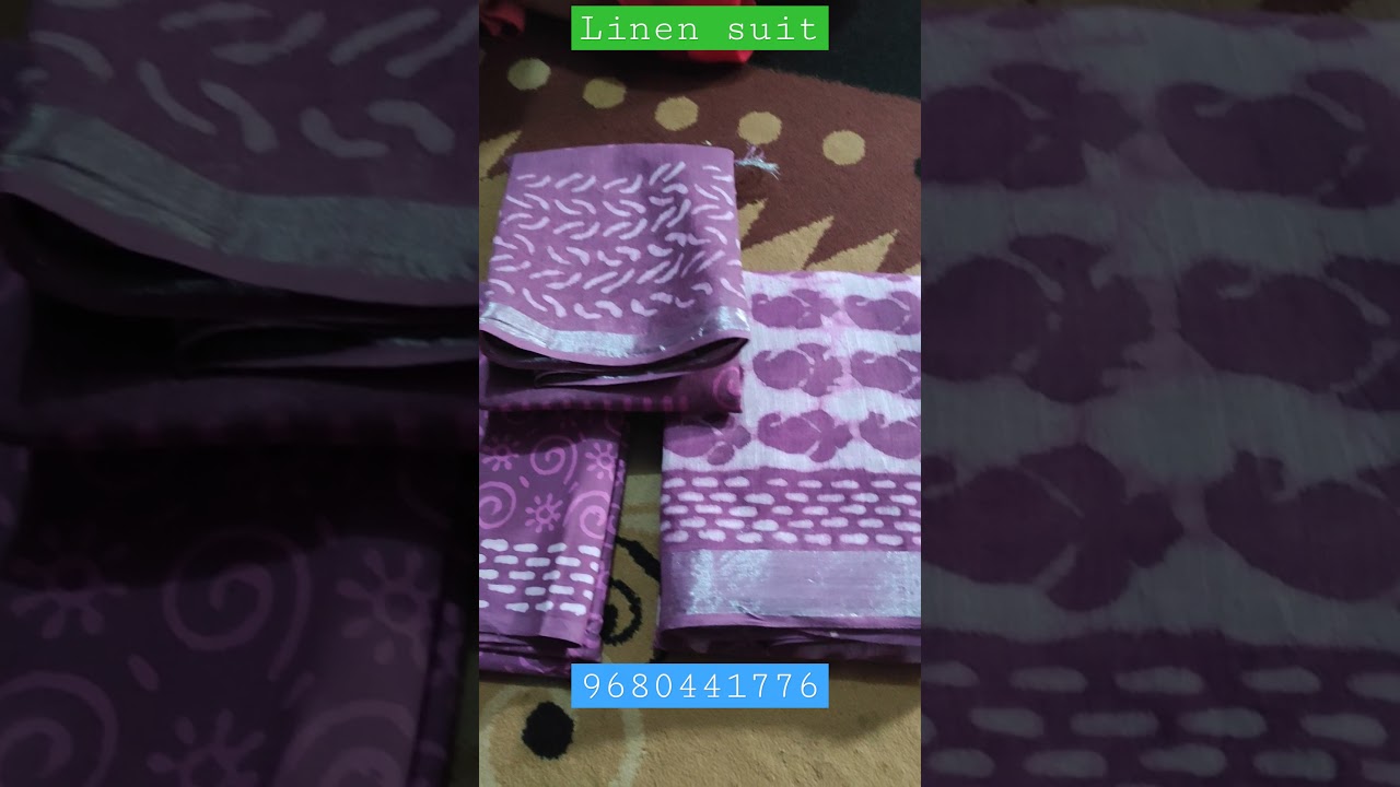 Bagru Hand block print Linen Cotton suit।। Dress material।। 999₹ ।। Bagru Print