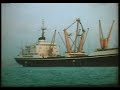 British India Steam Navigation Co Ltd vessel ASKA storm and loading coasters in Japan for the Gulf