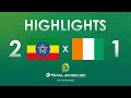 HIGHLIGHTS | #TotalAFCONQ2021 | Round 2 - Group K: Ethiopia 2-1 Côte d