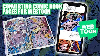 Converting Comic Book Pages to Webtoons Format