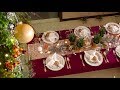 How to Set Your Christmas Table