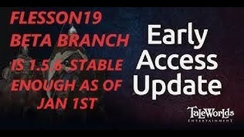 Mount and Blade 2 Bannerlord Beta Branch 1.5.6 Update For Jan 1st | Flesson19