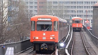 DT3 Abschied - U-Bahn Hamburg + DT4 und DT2 Bonus [HD]