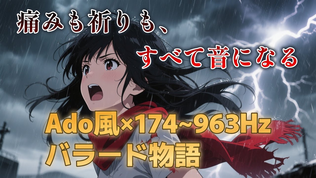 Adoのように叫び、癒える ― 魂が再生するソルフェジオ・チルドラマ