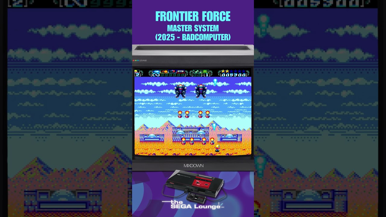 New Master System Game: Frontier Force  #retrogaming #indiegames #sega #mastersystem New Master System Game: Frontier Force  #retrogaming #indiegames #sega #mastersystem