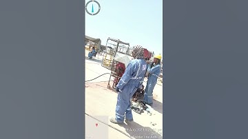 Perform Hydro Testing at Pipeline Surface Fitting #pipeline #weldingequipment #lifting