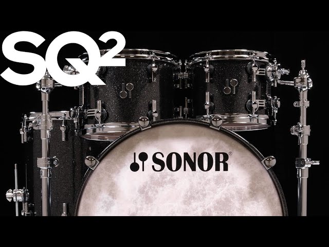 Sonor SQ2 4pc Vintage Beech Kit - Black Sparkle (Carousel